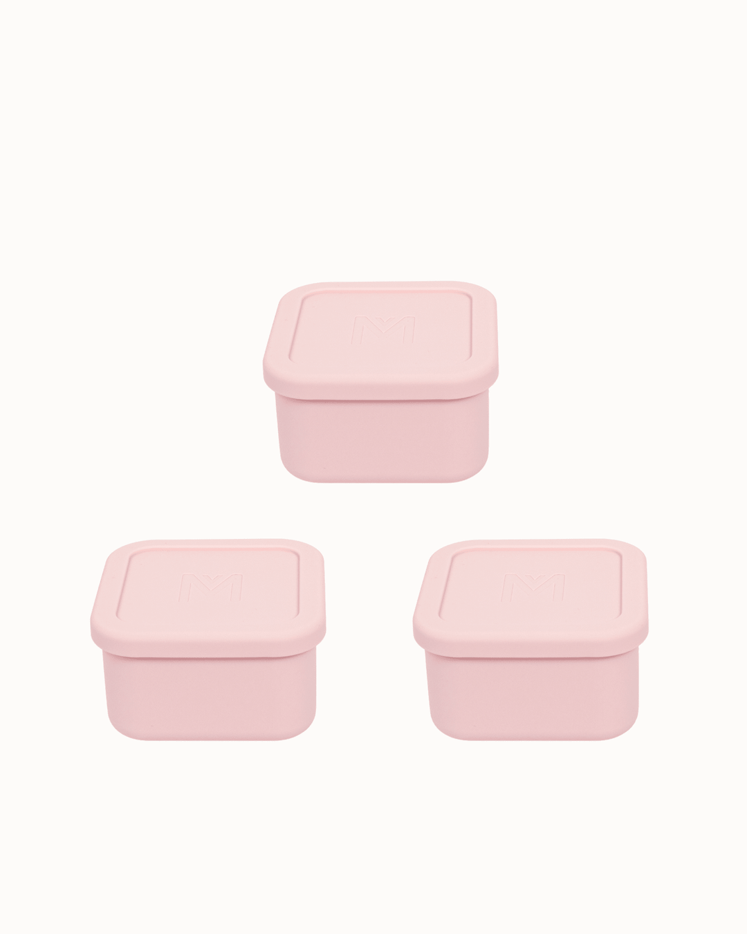MontiiCo Silicone Snack Tub Set - Blush