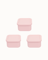 MontiiCo Silicone Snack Tub Set - Blush