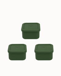 MontiiCo Silicone Snack Tub Set - Khaki
