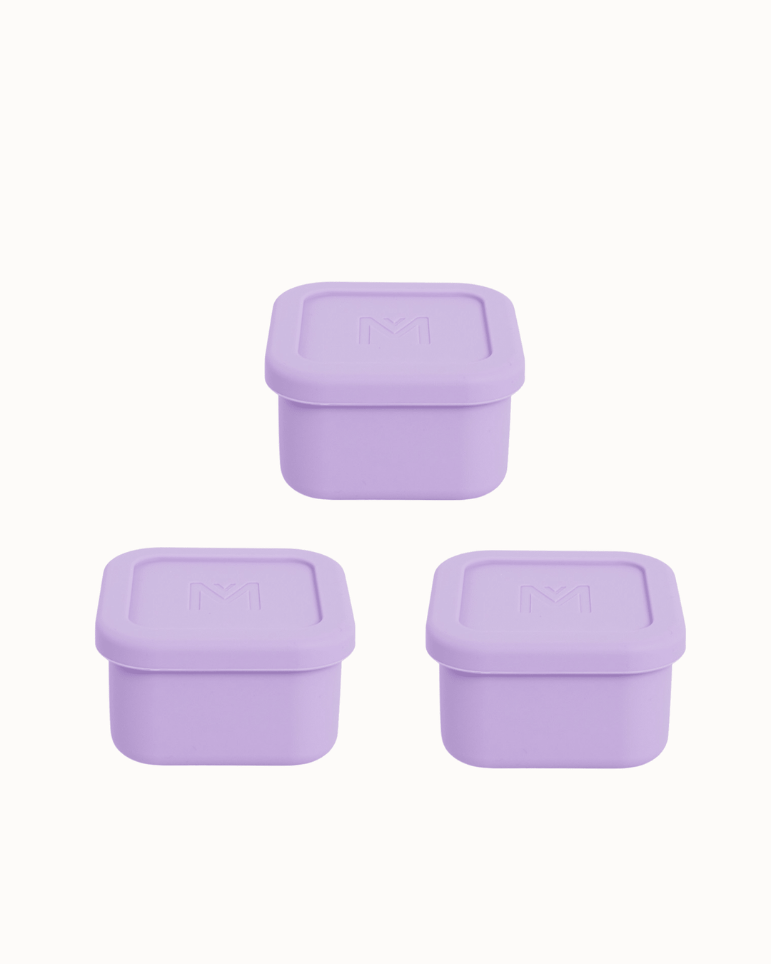 MontiiCo Silicone Snack Tub Set - Lilac