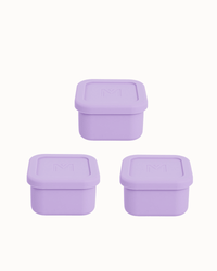 MontiiCo Silicone Snack Tub Set - Lilac