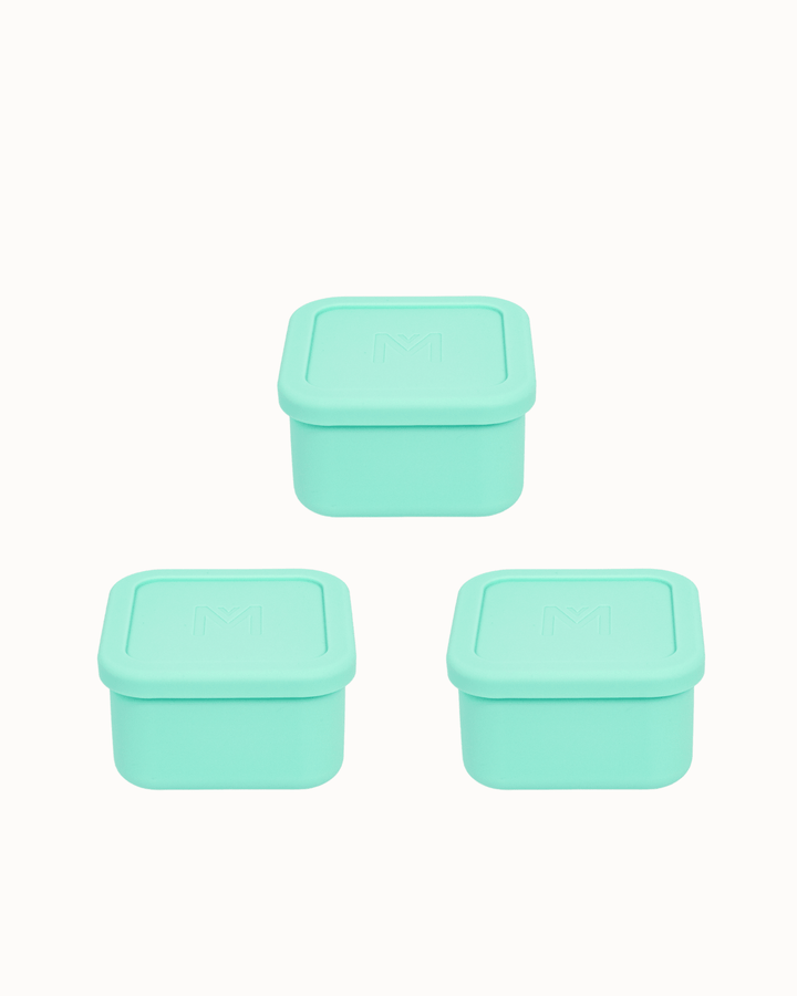 MontiiCo Silicone Snack Tub Set - Marine