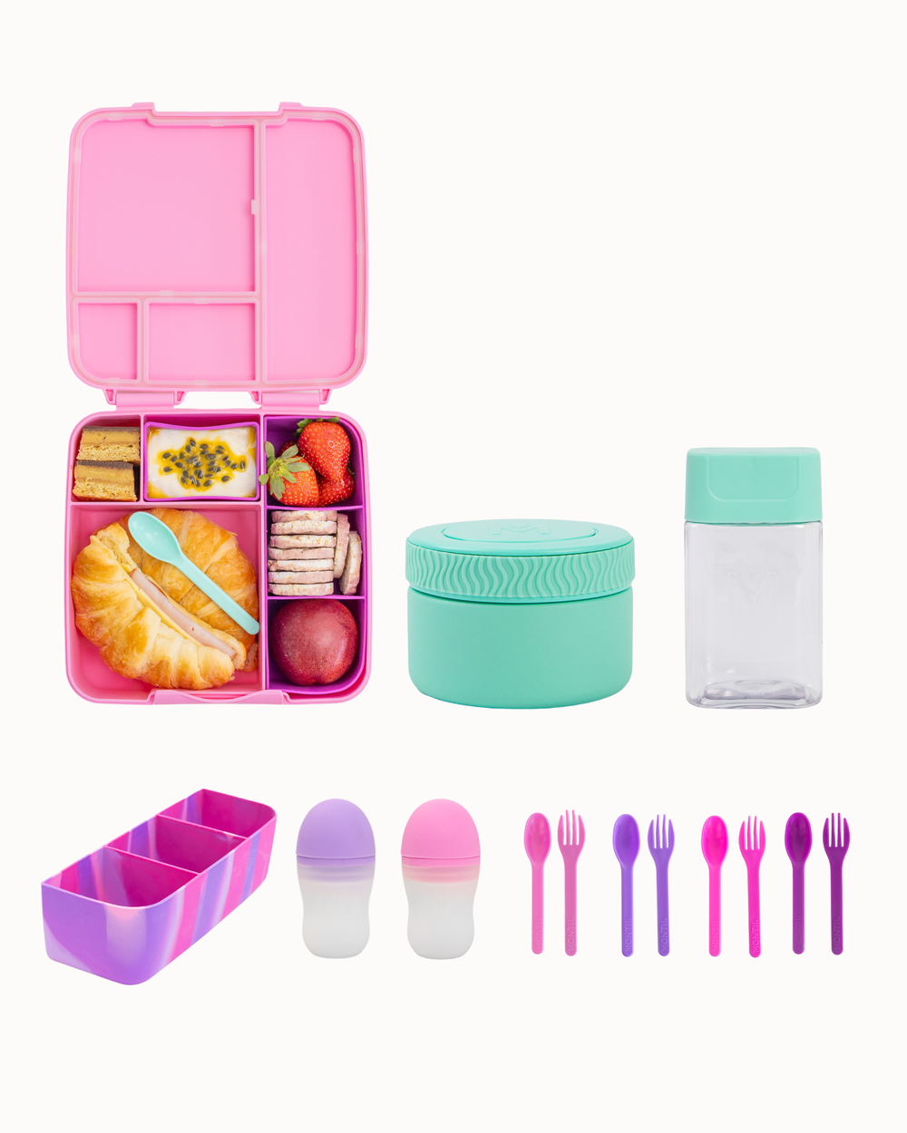 MontiiCo Ultimate Feast Lunch Box Combo