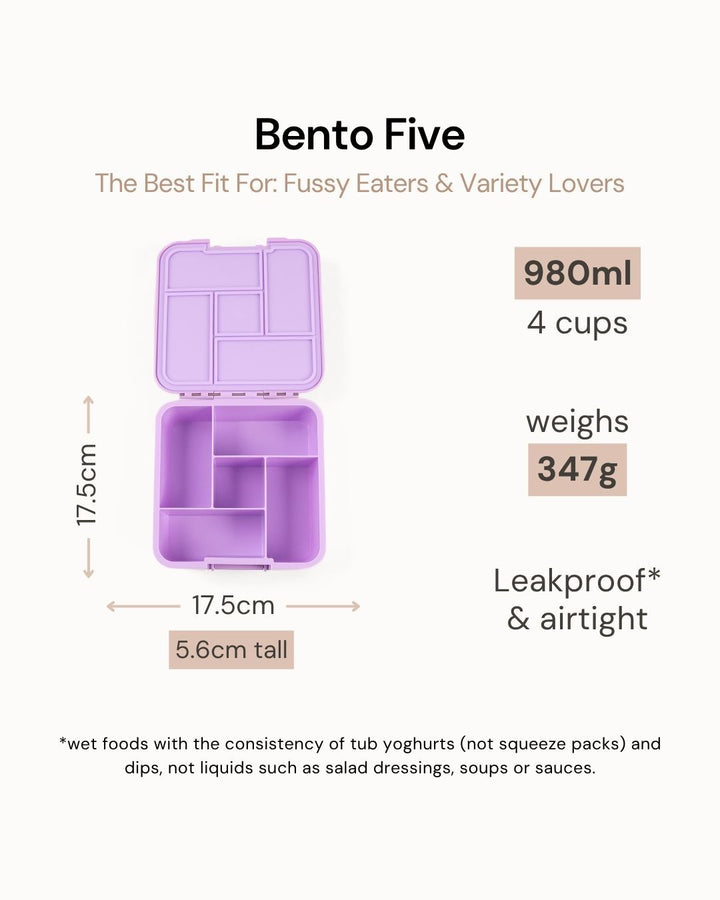 MontiiCo Bento Five Lunch Box - Construction