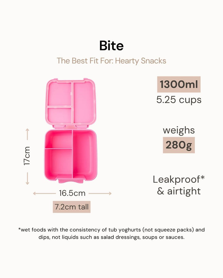 MontiiCo Bite Lunch Box - Navy