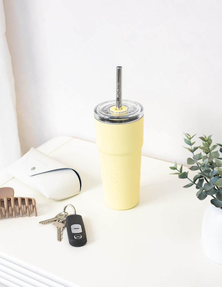 MontiiCo 575ml Chill Tumbler - Butter Yellow