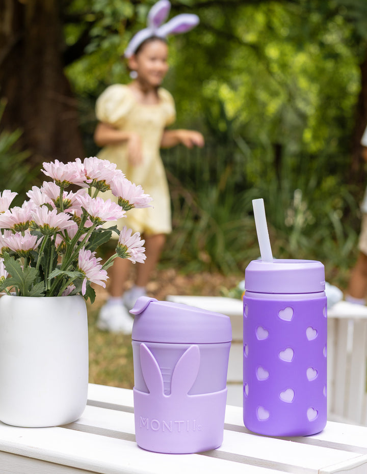 MontiiCo Small Bunny Bumper - 350ml, 475ml, 700ml - Lilac