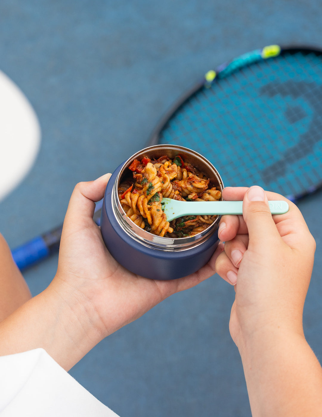 MontiiCo Insulated Mini Food Jar - Navy