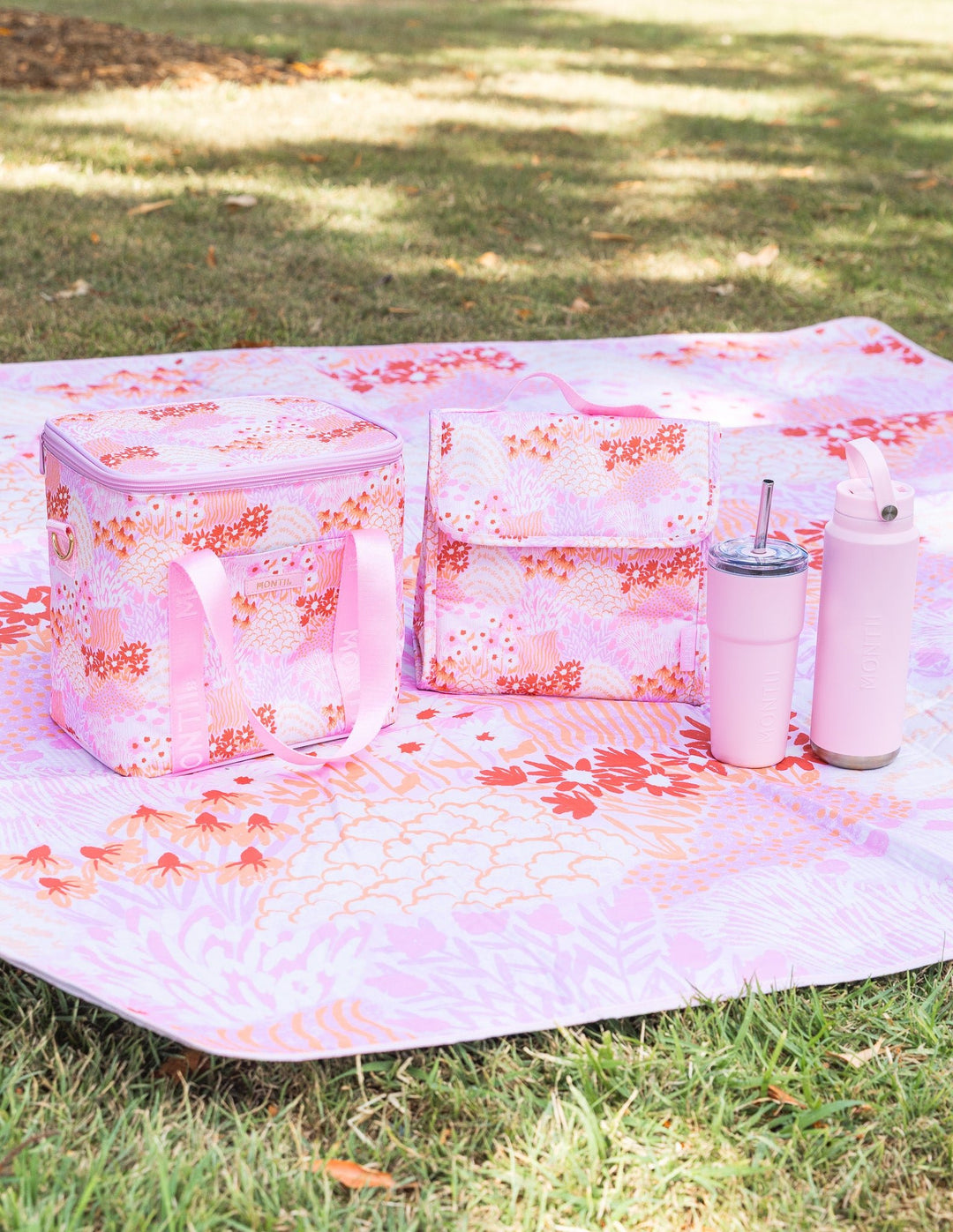 MontiiCo Insulated Lunch Carrier - Bloom