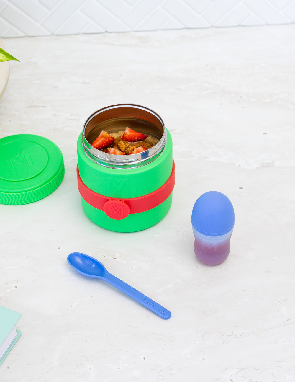 MontiiCo Lunch On The Go Set - Apple