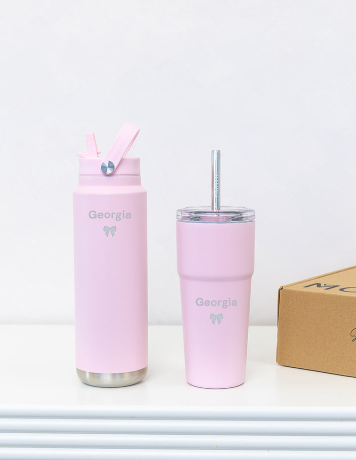MontiiCo Sip & Go Set - Blush