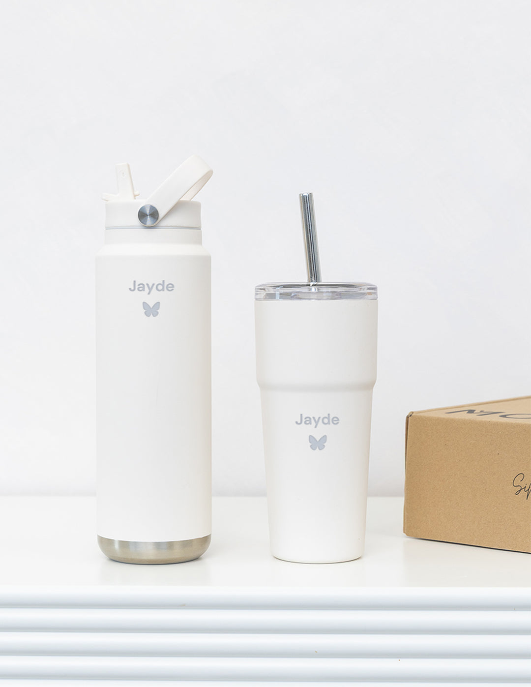 MontiiCo Sip & Go Set - Cream