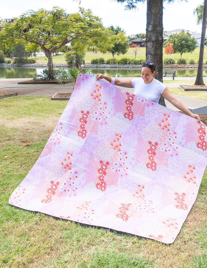 MontiiCo Picnic Rug - Bloom