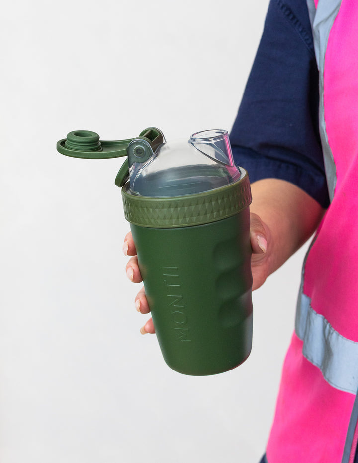MontiiCo Protein Shaker - Khaki