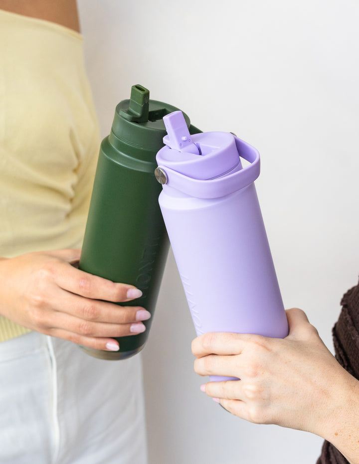 MontiiCo 700ml Quench Sipper Drink Bottle - Khaki