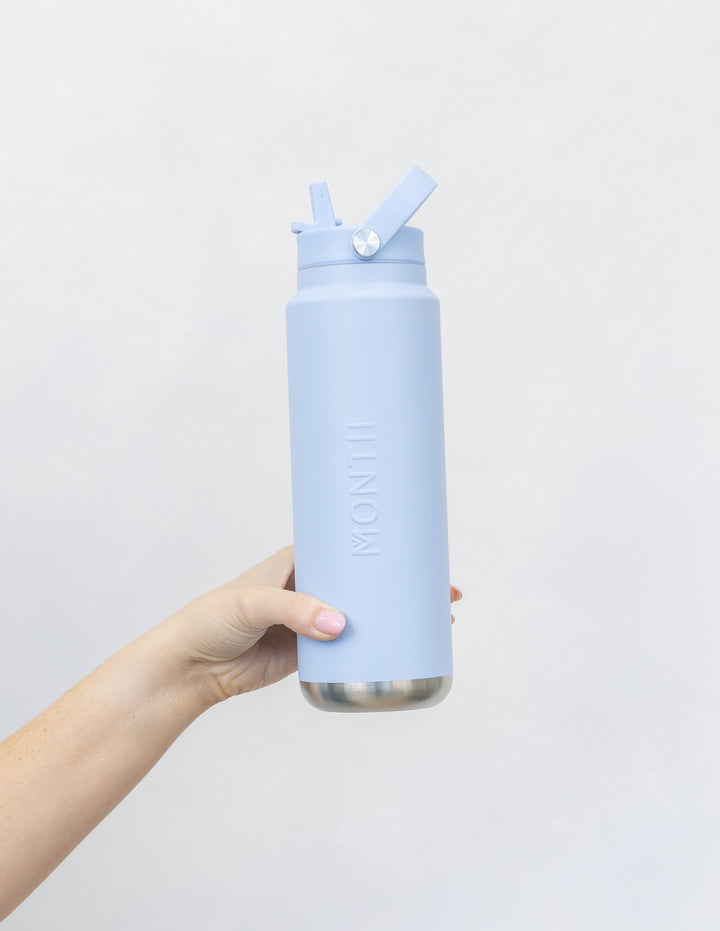MontiiCo 700ml Quench Sipper Drink Bottle - Cornflower