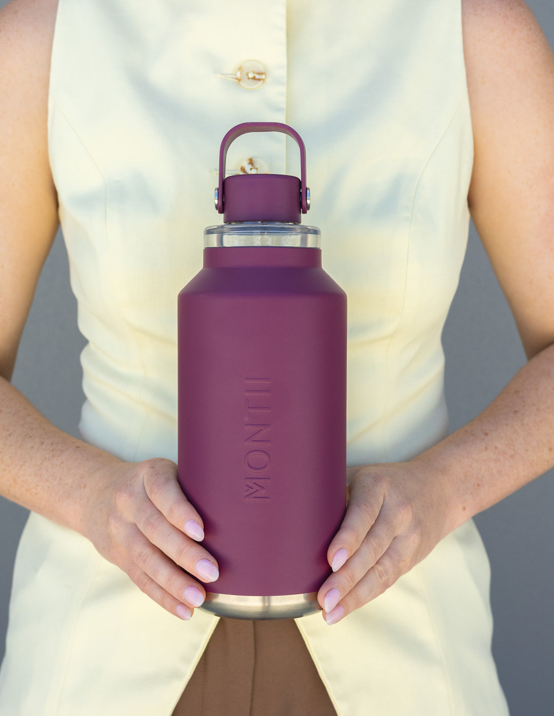 MontiiCo 1L Quench Drink Bottle - Ruby