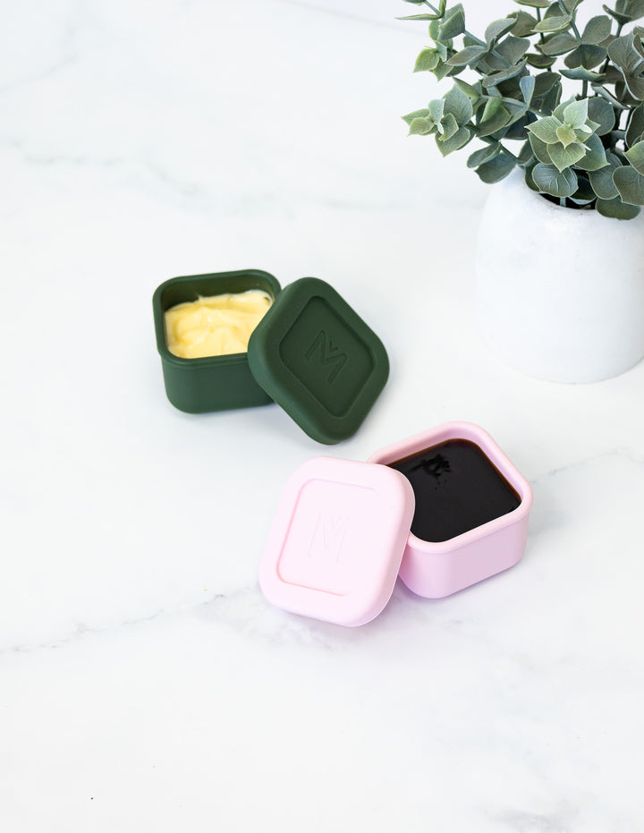 MontiiCo Silicone Sauce Tub Set - Khaki