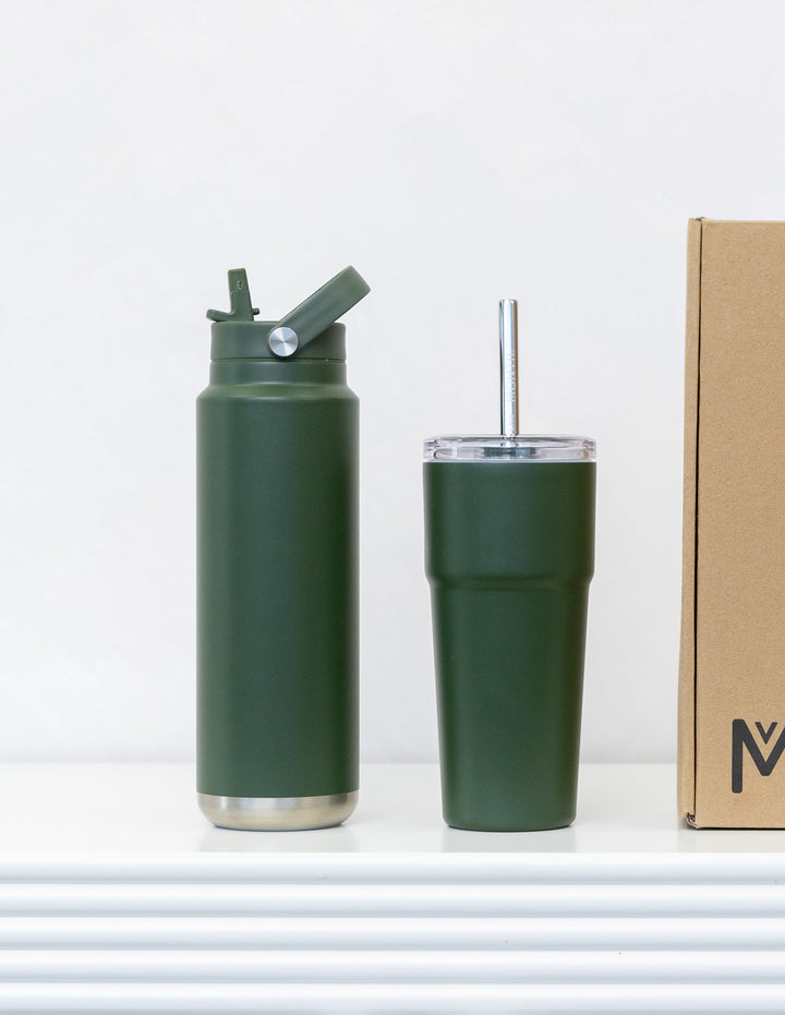 MontiiCo Sip & Go Set - Khaki