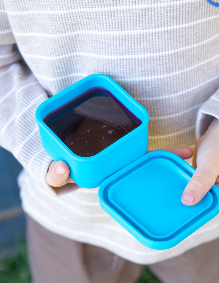 MontiiCo Silicone Snack Tub Set - Blue