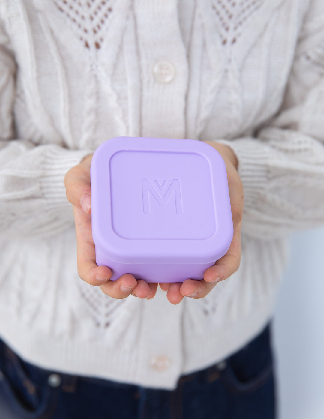 MontiiCo Silicone Snack Tub - Lilac