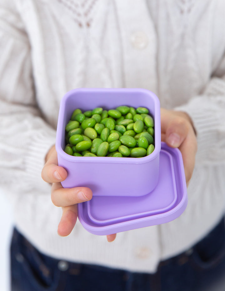 MontiiCo Silicone Snack Tub - Lilac