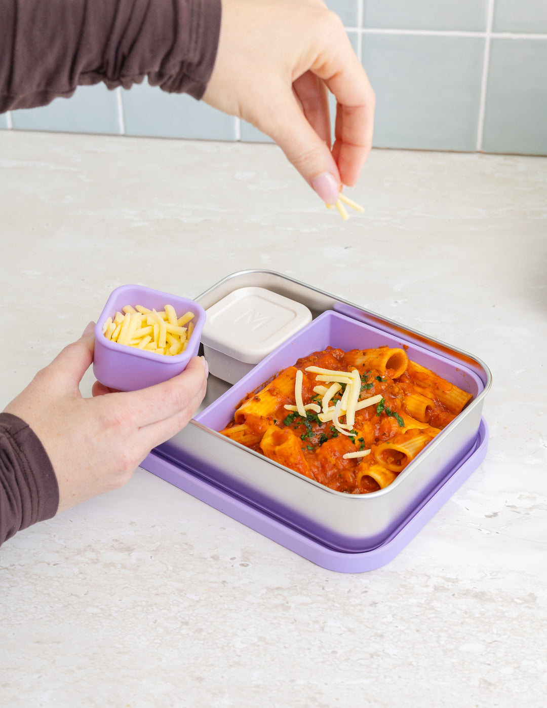 MontiiCo Silicone Sauce Tub - Lilac