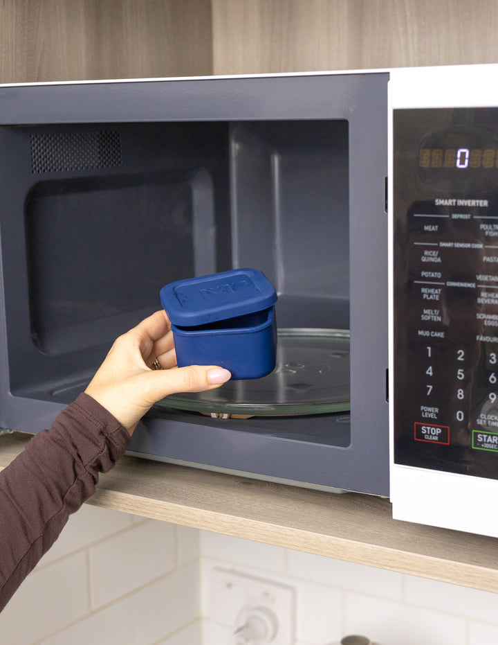 MontiiCo Silicone Snack Tub - Navy