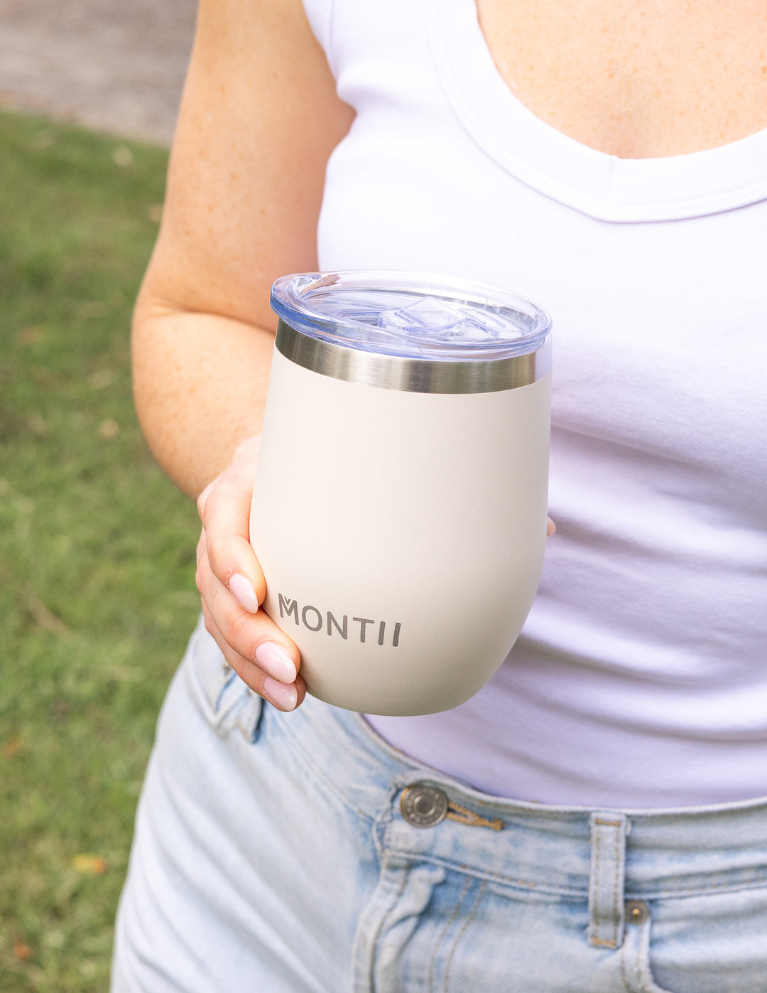 MontiiCo Classic Insulated Tumbler - Cream