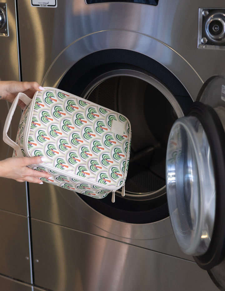 MontiiCo Large Insulated Lunch Bag - Coconut Palms