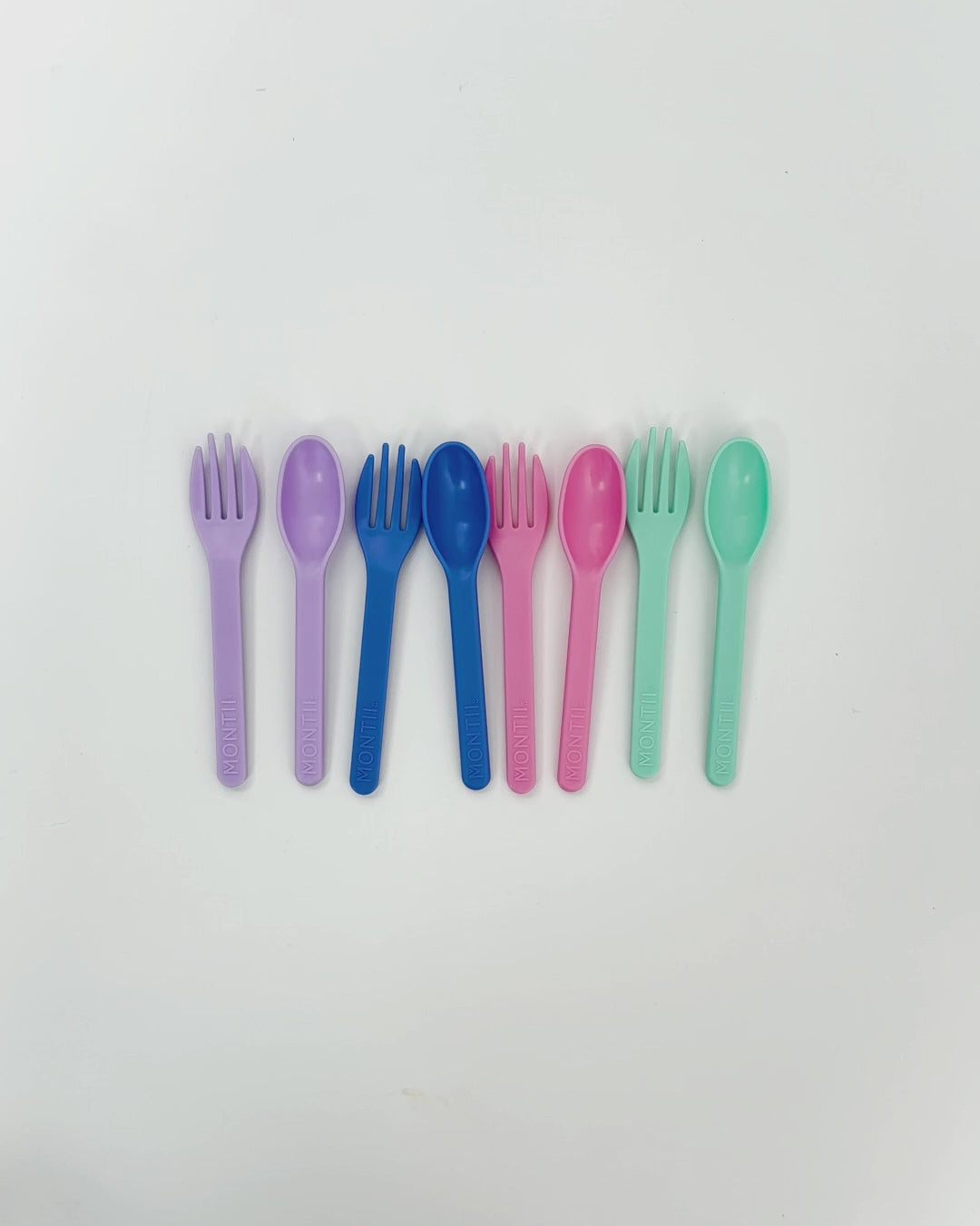 MontiiCo Out & About Cutlery Set - Pastel
