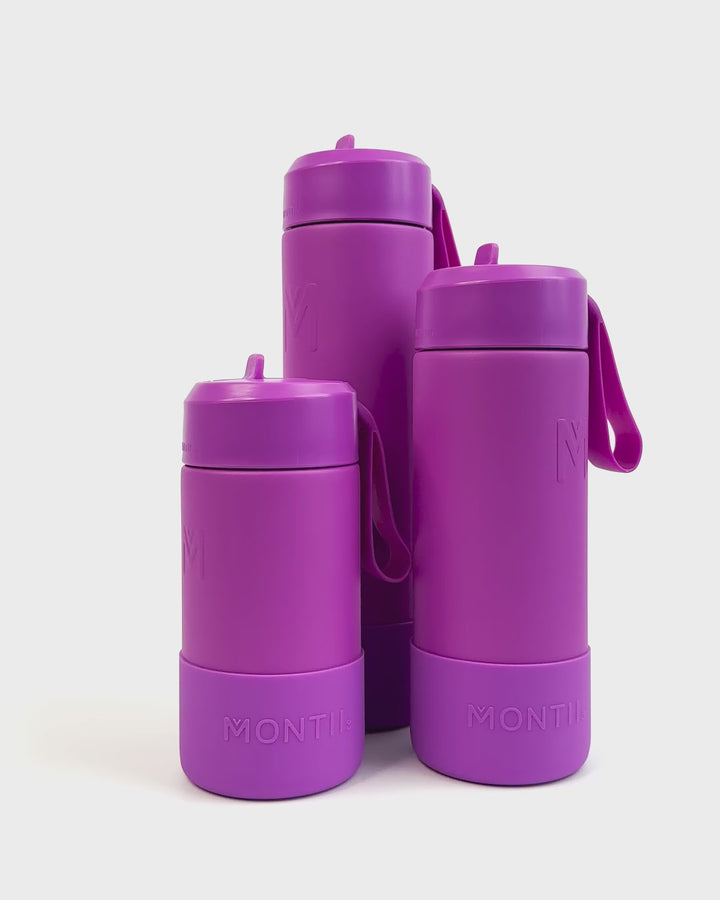 MontiiCo 700ml Fusion Drink Bottle Sipper - Fuchsia