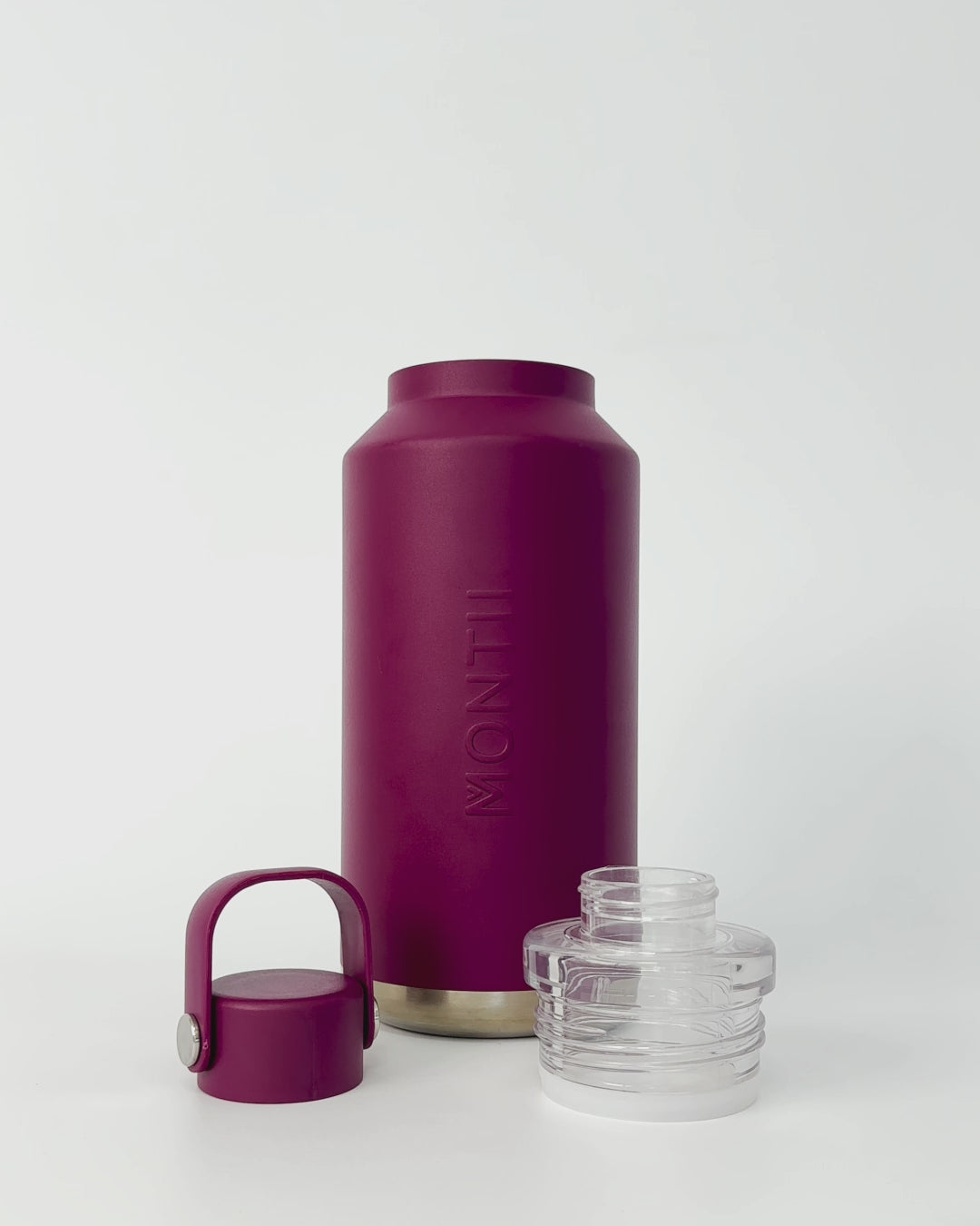 MontiiCo 1L Quench Drink Bottle - Ruby