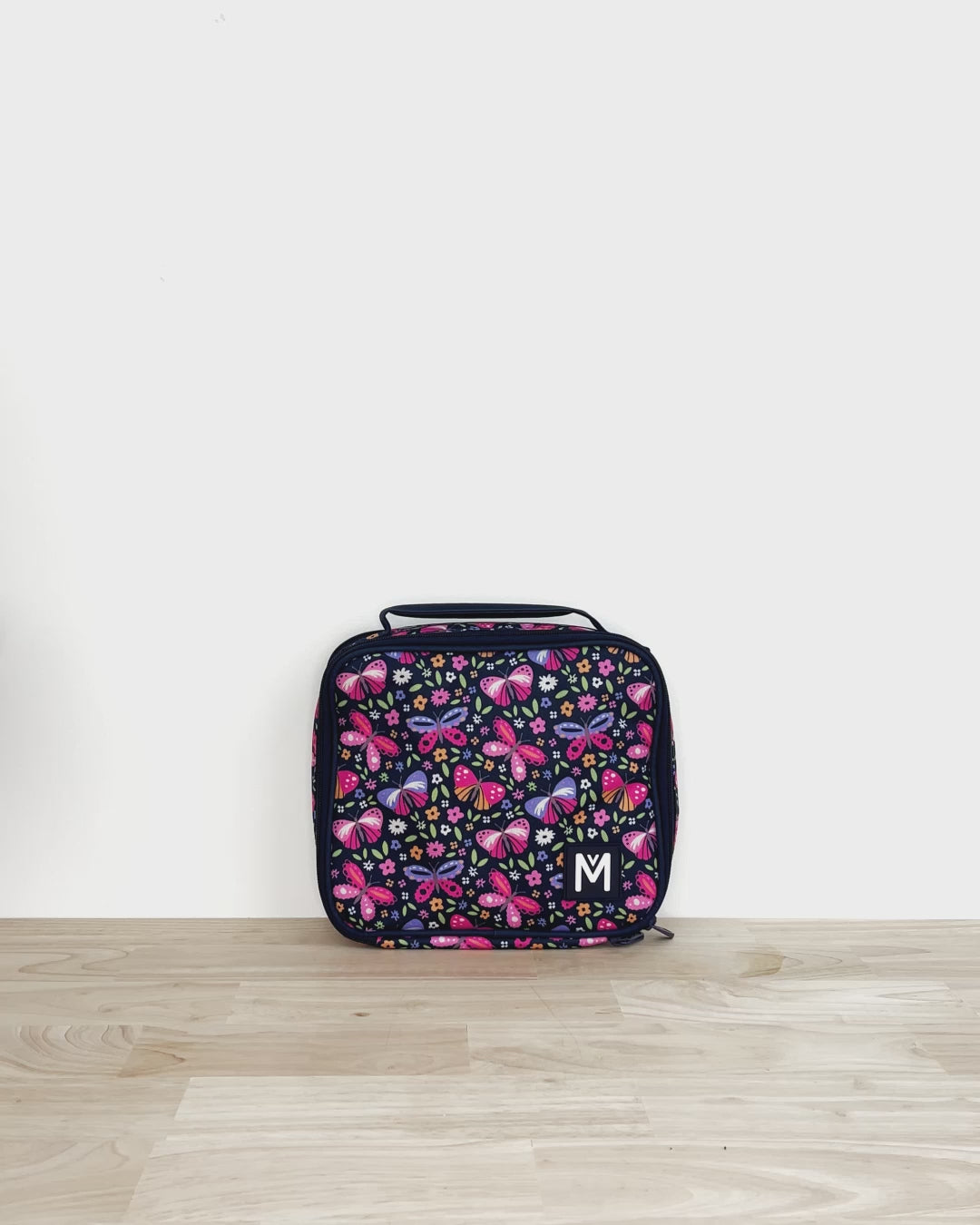 MontiiCo Medium Insulated Lunch Bag - Butterflies