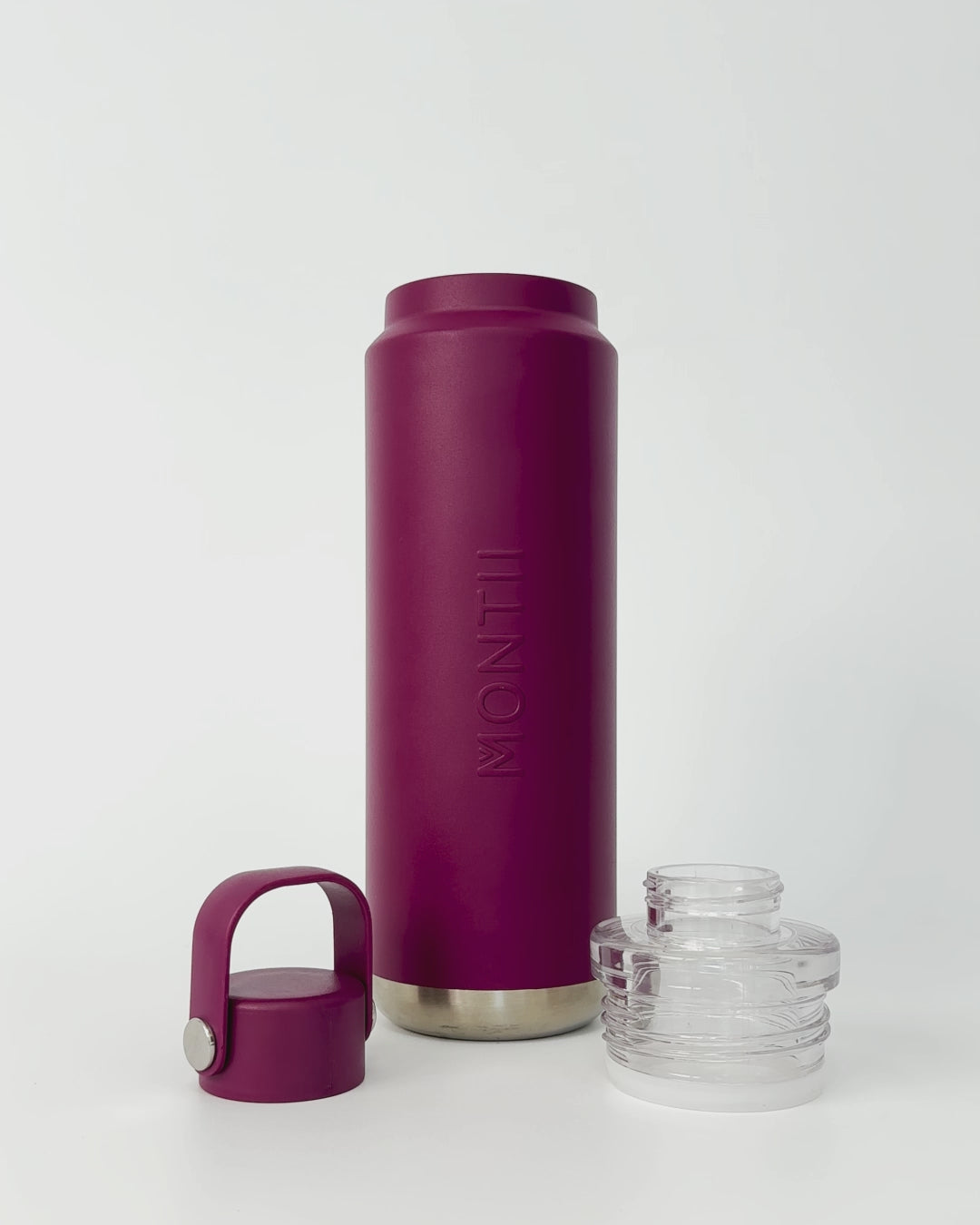 MontiiCo 700ml Quench Drink Bottle - Ruby