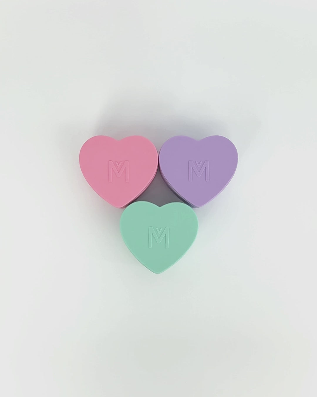 MontiiCo Silicone Heart Tub Set