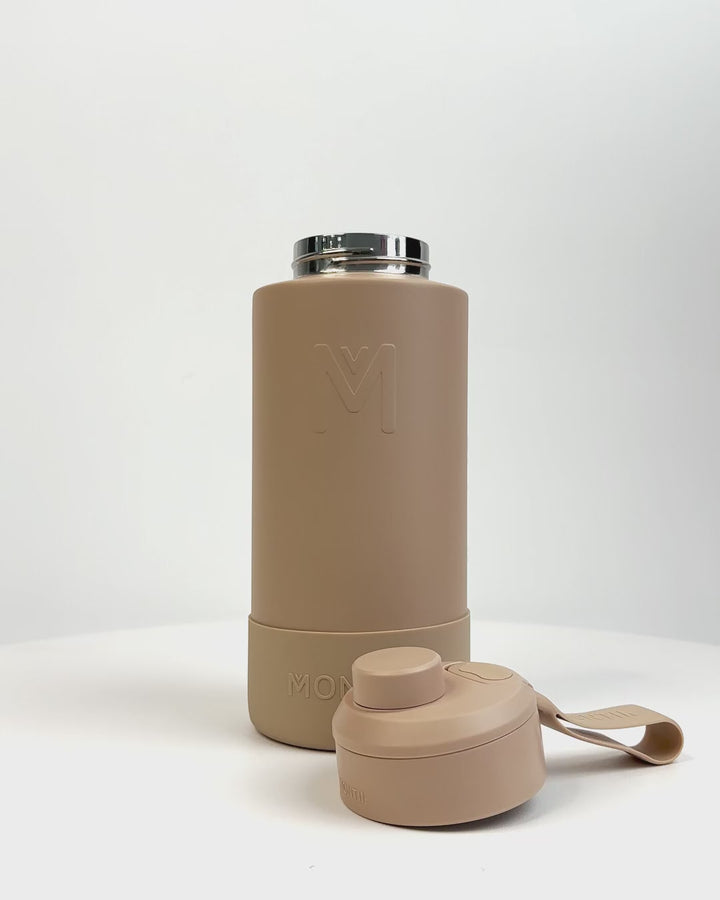 MontiiCo 1L Fusion Drink Bottle Screw Top - Sand