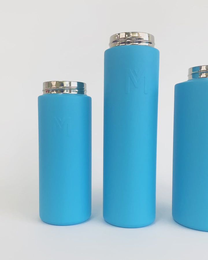 MontiiCo 700ml Drink Bottle Screw Top - Coastal