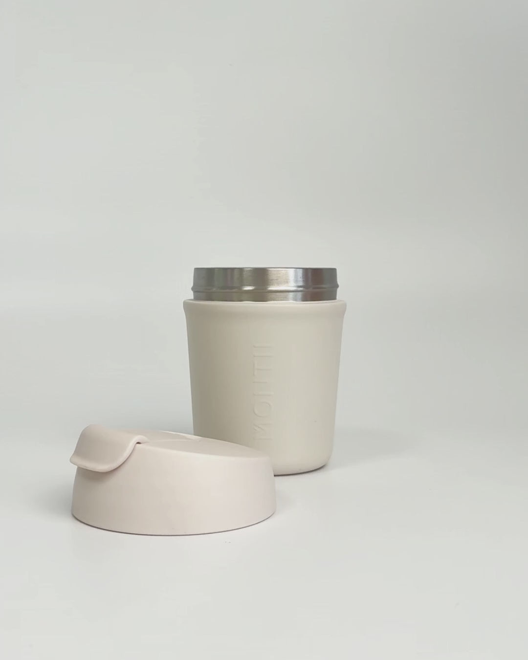 MontiiCo 260ml Travel Cup - Cream