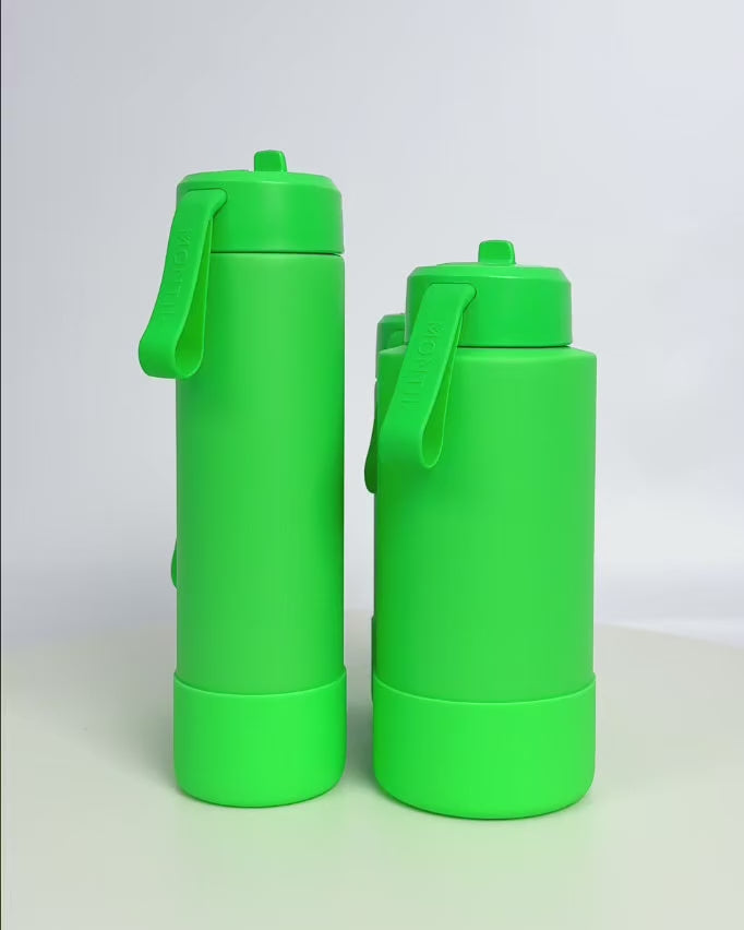 MontiiCo 350ml Fusion Drink Bottle Sipper - Apple