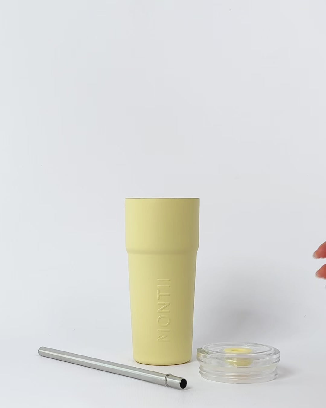 MontiiCo 575ml Chill Tumbler - Butter Yellow