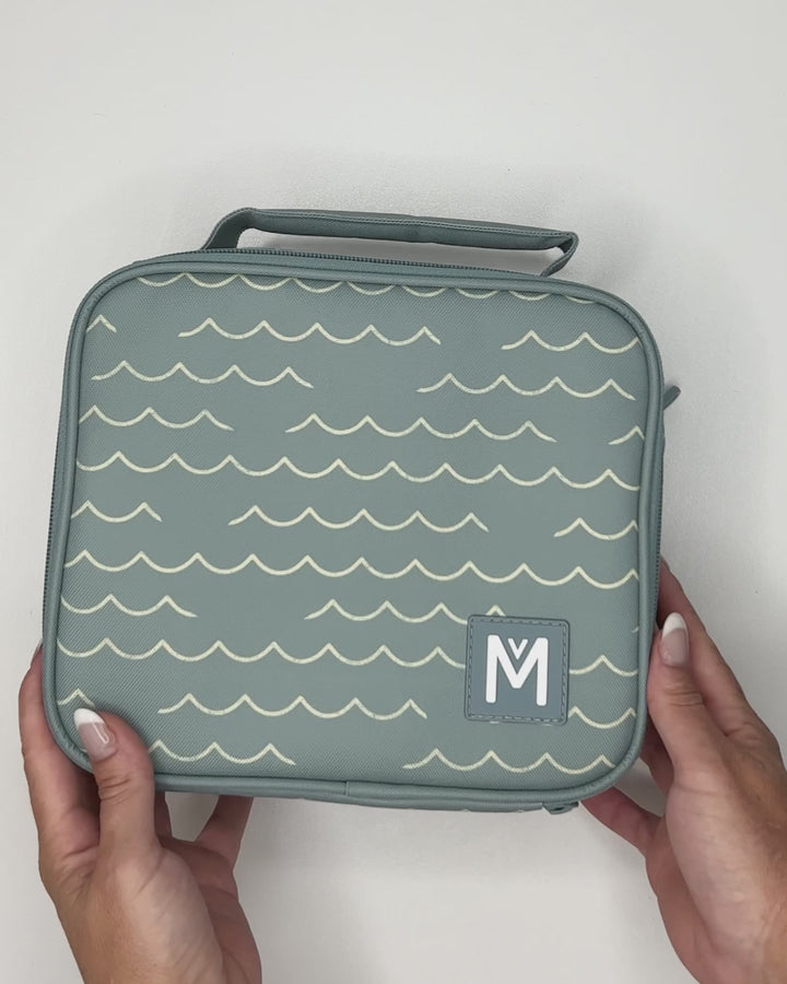 MontiiCo Medium Insulated Lunch Bag - Wave Rider