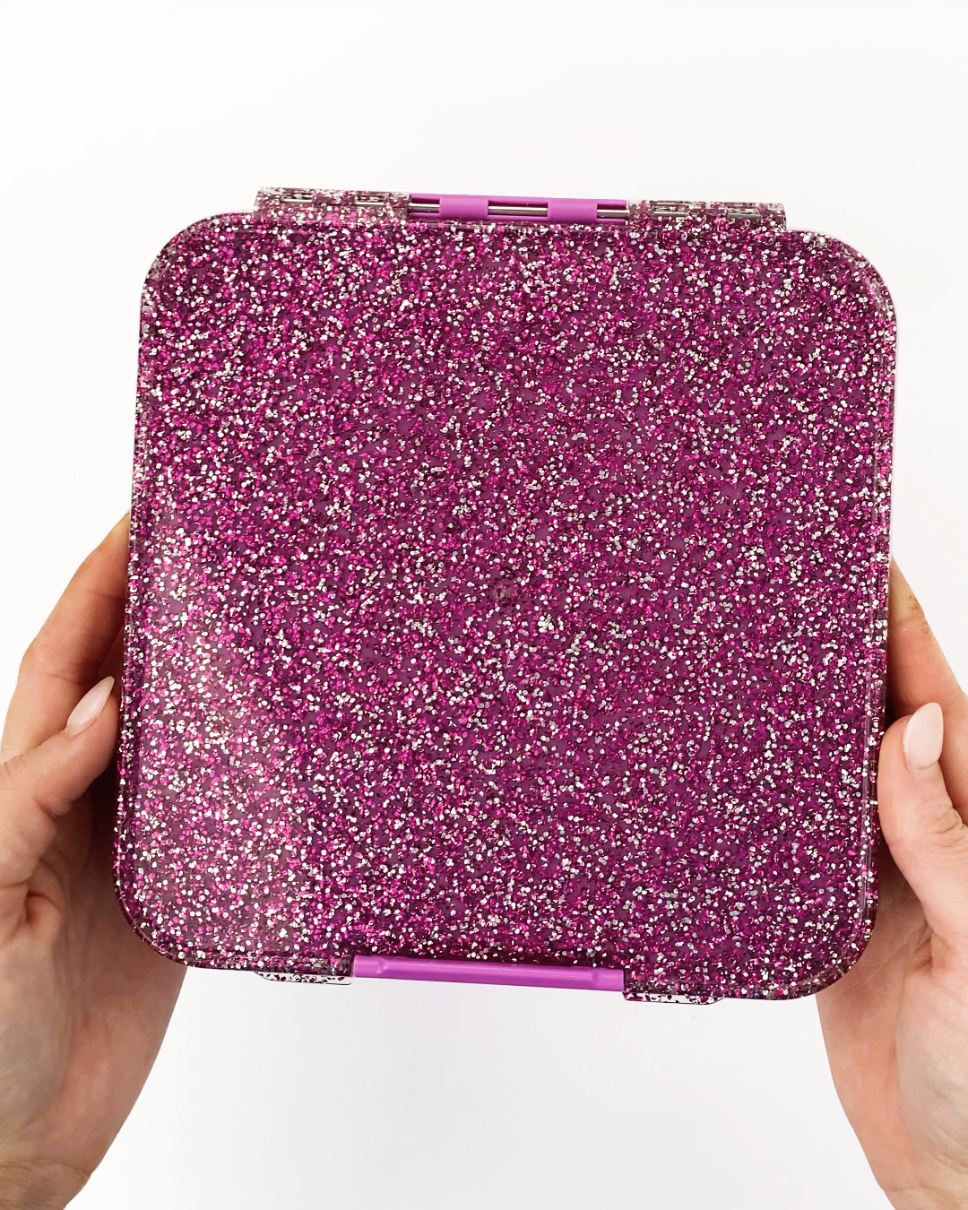 MontiiCo Bento Five Lunch Box - Magenta Glitter