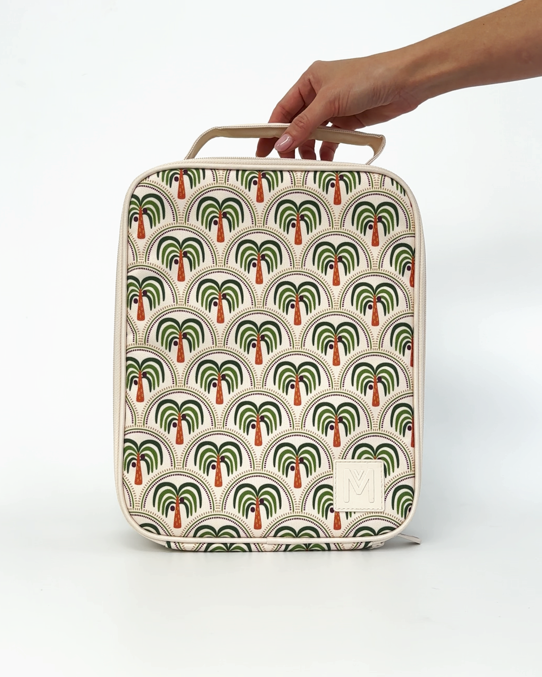 MontiiCo Large Insulated Lunch Bag - Coconut Palms