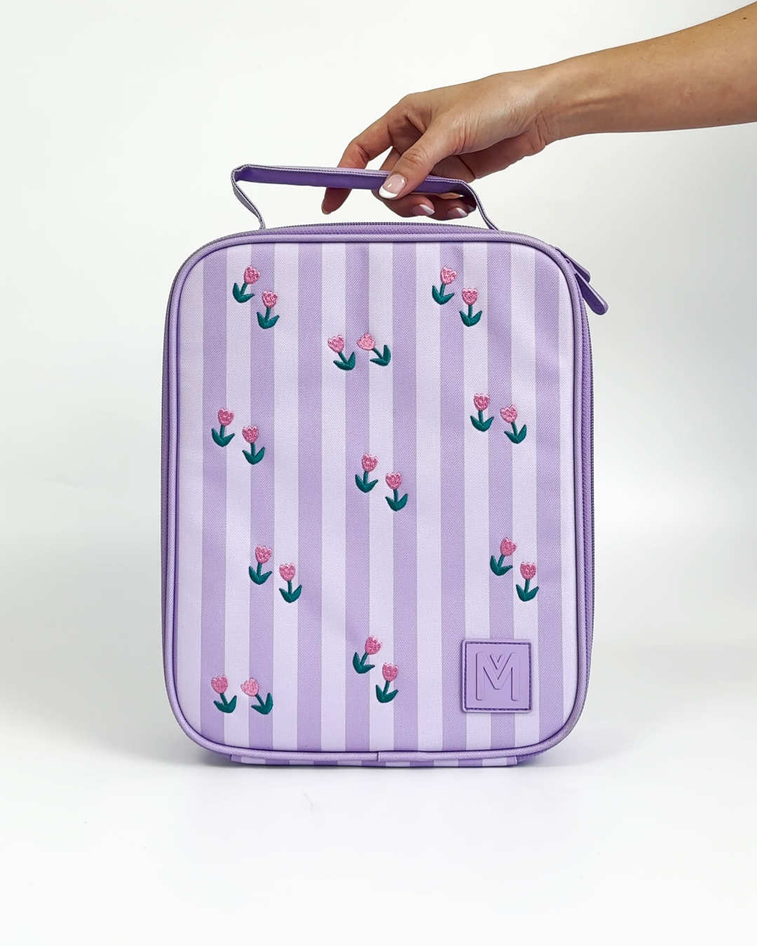 MontiiCo Large Insulated Lunch Bag - Tiny Tulips
