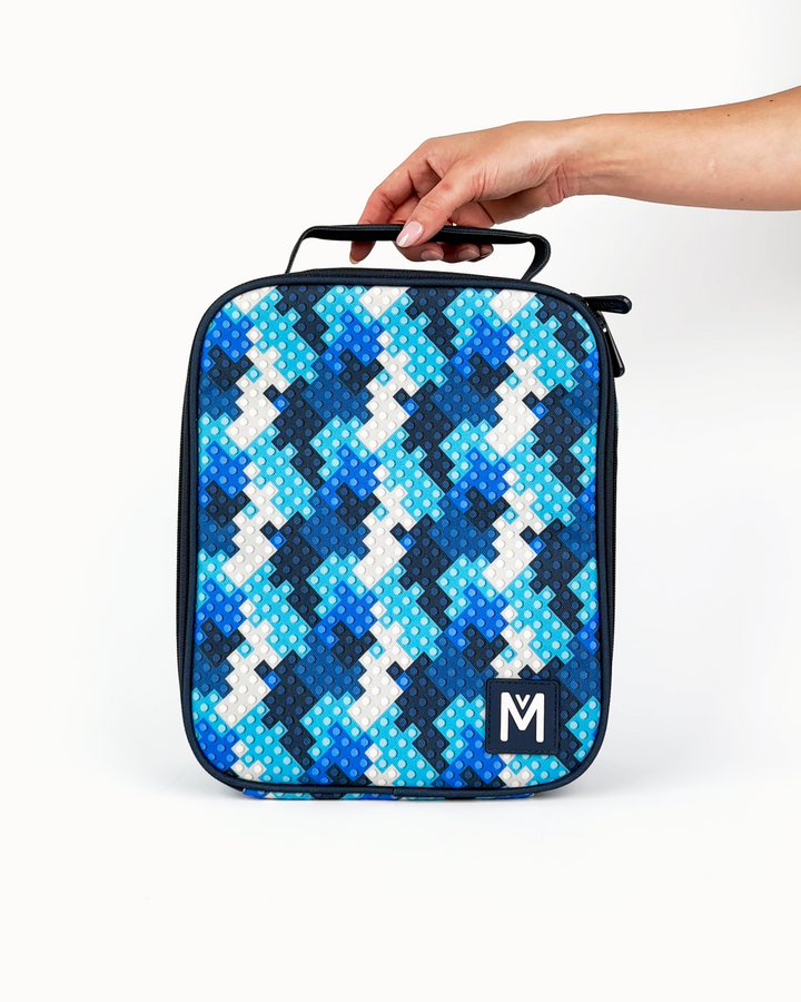 MontiiCo Large Insulated Lunch Bag - Block Land