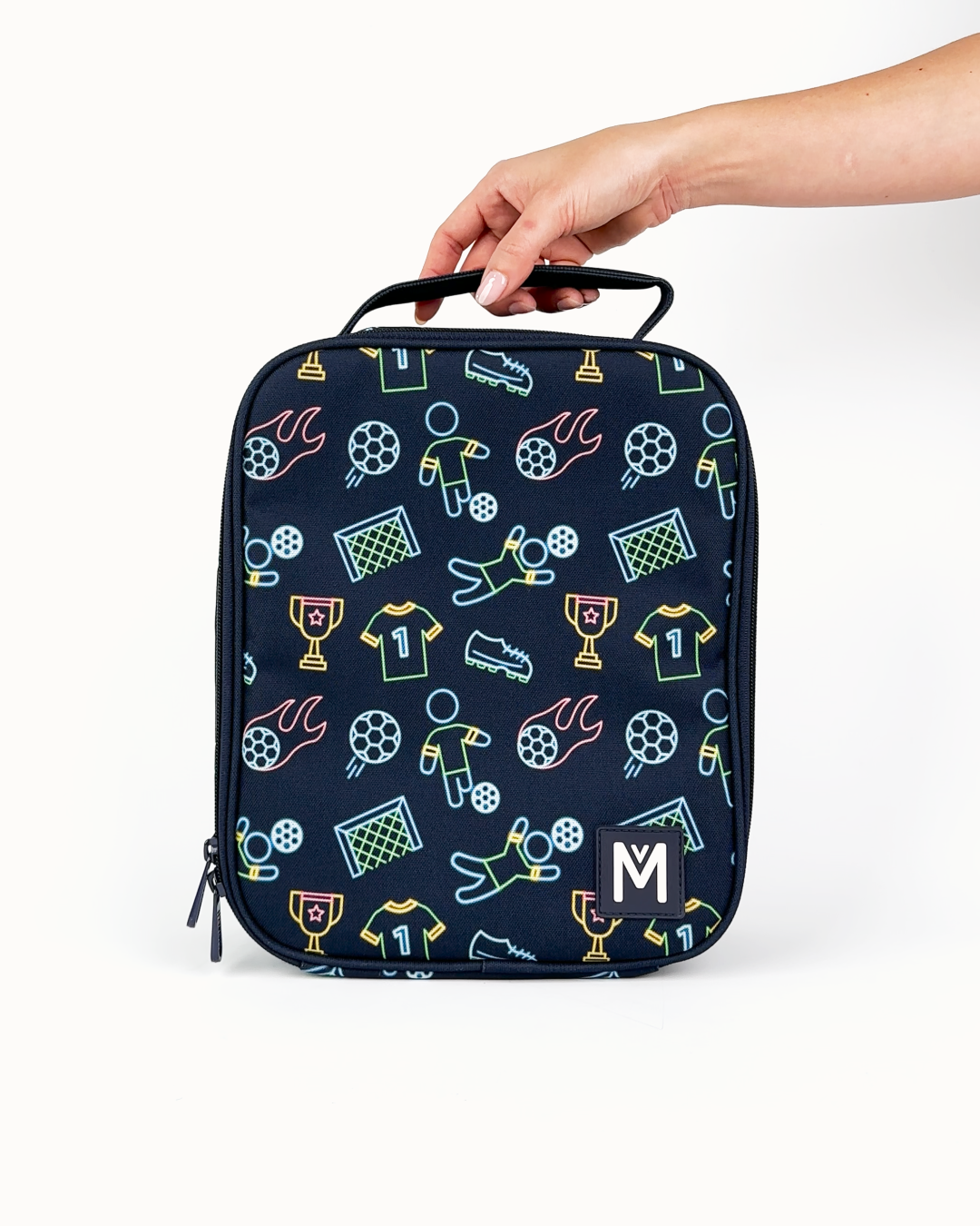 MontiiCo Large Insulated Lunch Bag - Goal Keeper