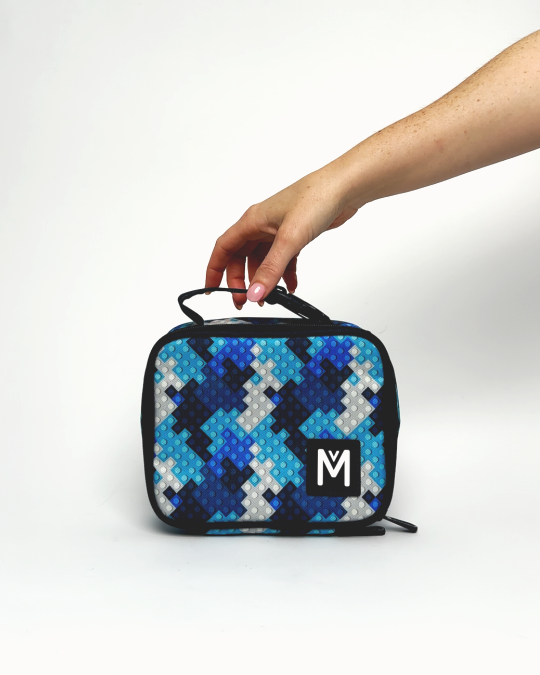 MontiiCo Mini Insulated Lunch Bag - Block Land
