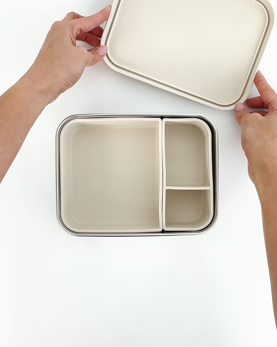 MontiiCo Multiway Lunch Box - Cream