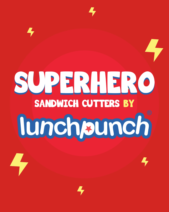 Lunch Punch Sandwich Cutters - Superhero